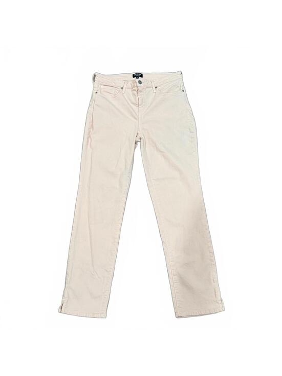 NYDJ Denim - NYDJ Curves 360 Pastel Pink Slim Straight Stretch Ankle Length Jeans- Size 8